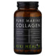 Brown supplement bottle labeled 'Pure Marine Collagen' by KIKI Health on a white background