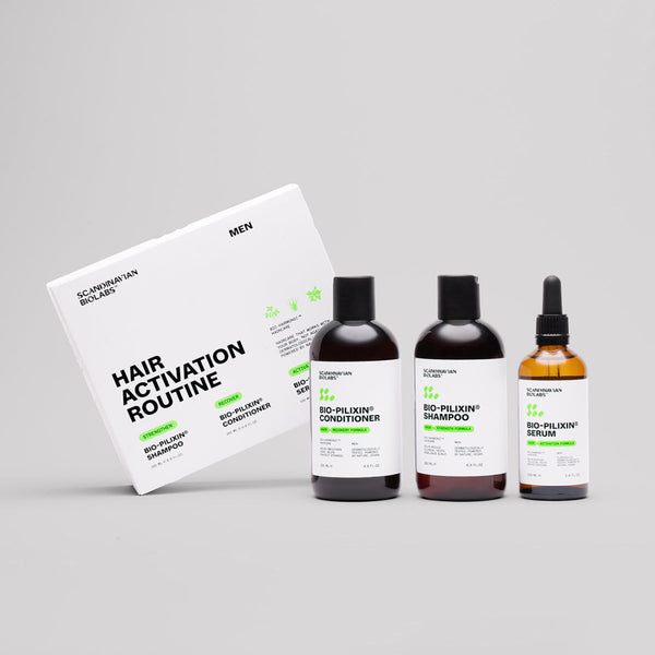 Scandinavian Biolabs Hair Growth Routine For Men 2 x 250ml + 100ml