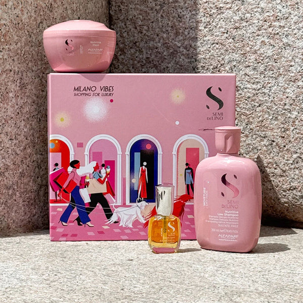 Alfaparf Milano Semi di Lino Holiday Kit Moisture