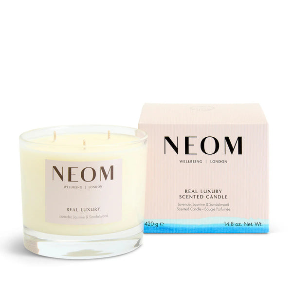 NEOM Real Luxury De-Stress Scented Candle (3 Wicks)