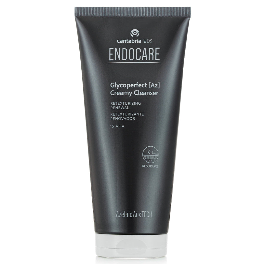 Endocare Glycoperfect Az Creamy Cleanser tube on a white background