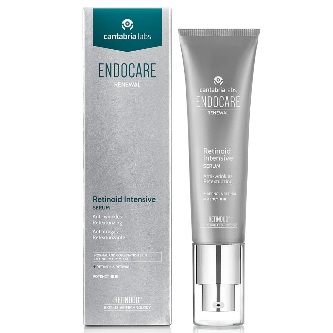 Endocare Retinoid Intensive Serum with packaging on a white background
