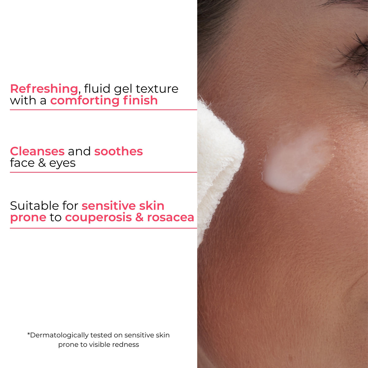Uriage Roséliane Dermo-Cleansing Fluid for Face & Eyes 250ml