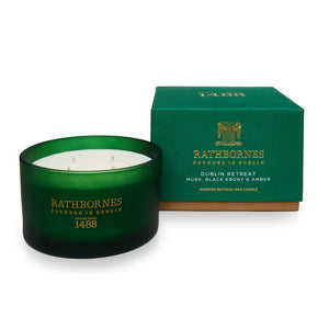 Rathbornes 1488 Dublin Retreat four wick luxury Scented Candle