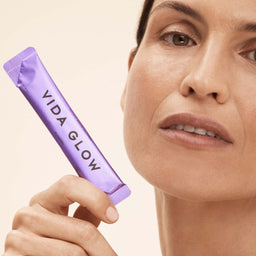 Purple Vida Glow Natural Marine Collagen Sachets - Blueberry sachet