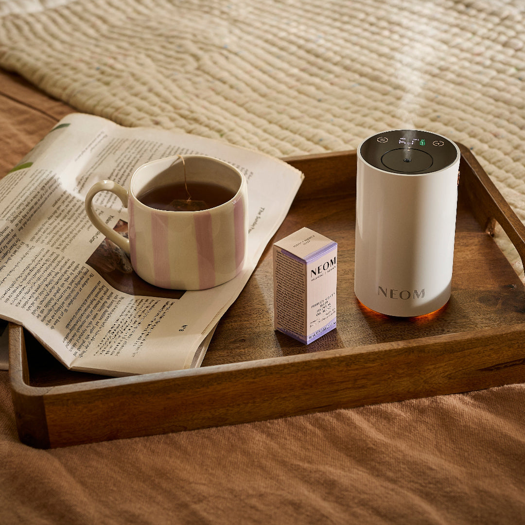 NEOM Wellbeing Pod Mini+ Waterless Essential Oil Diffuser - White