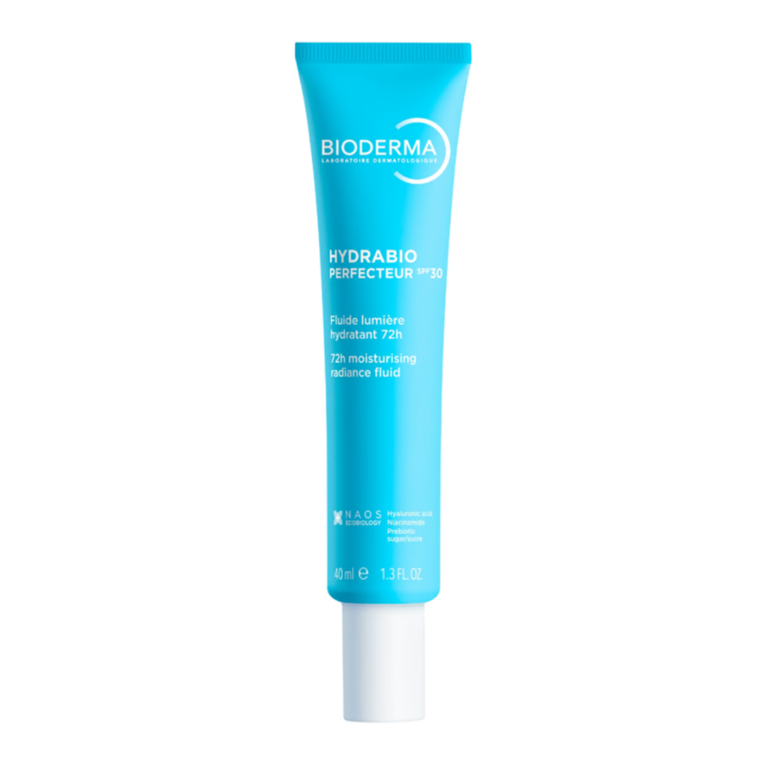 Bioderma skincare tube on a white background