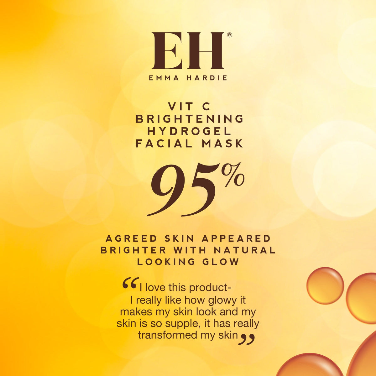 Emma Hardie Vitamin C Brightening Hydrogel Facial Mask
