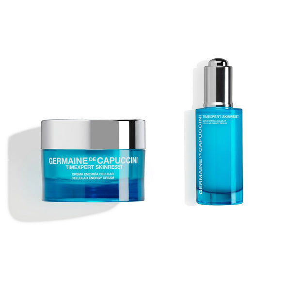 Two skincare products from Germaine de Capuccini on a white background