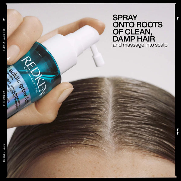 Redken Acidic Grow Full System Hair Serum for Thin Hair, Strengthens & Thickens 100ml