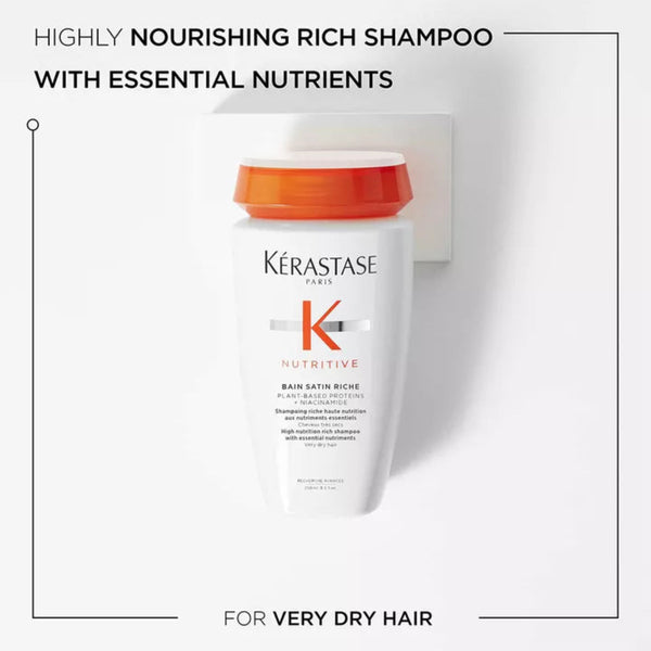 Kerastase Nutritive Bain Satin Riche Shampoo 250ml
