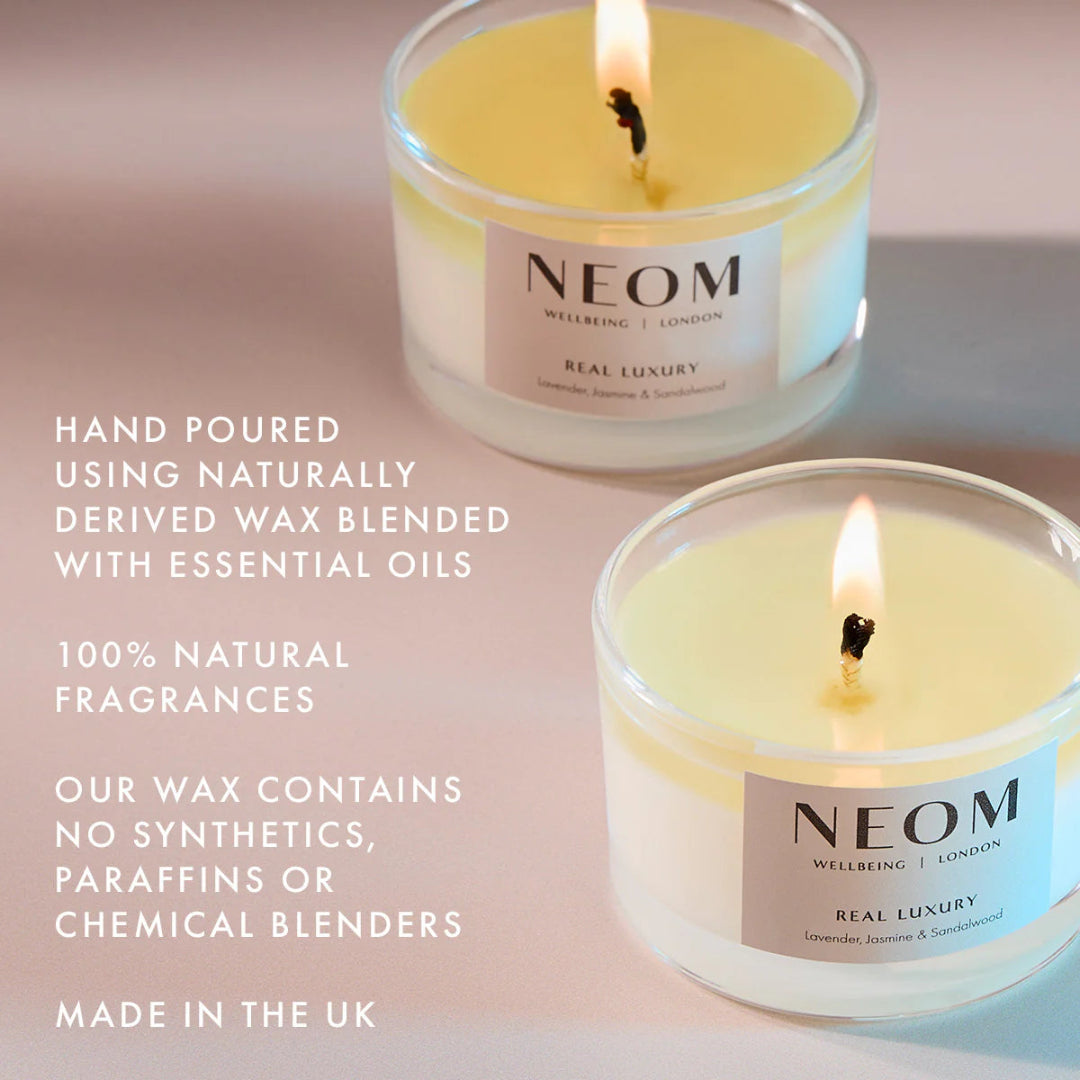 NEOM Wellbeing Candle Trio