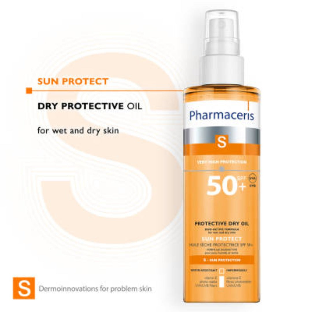Pharmaceris S - Protective Dry Oil SPF 50 Duo-Active Formula