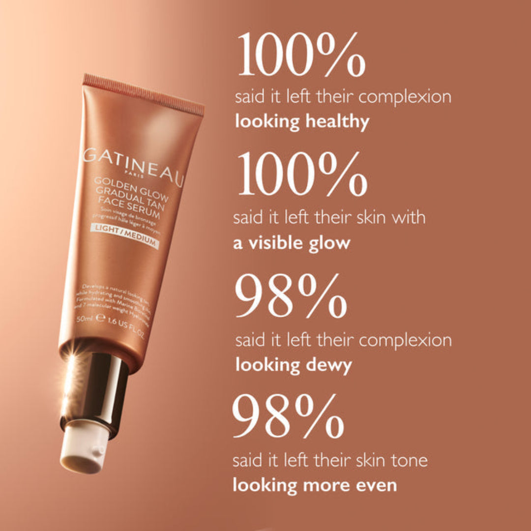 Gatineau Golden Glow Gradual Tan Face Serum Light/Medium 10ml