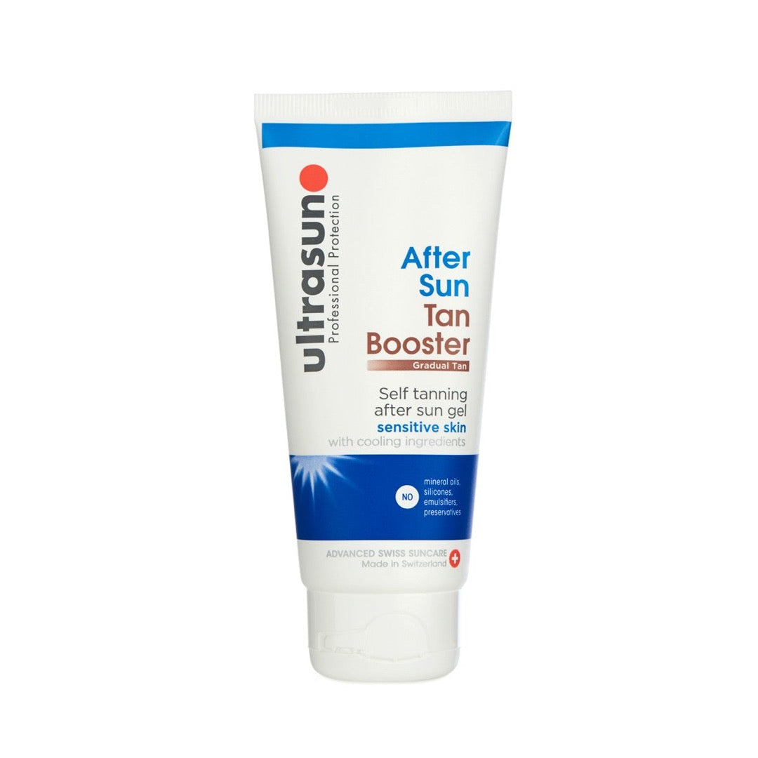 White Ultrasun After Sun Tan Booster bottle 