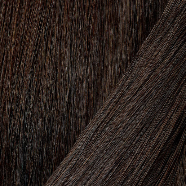 a closeup of black hair