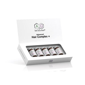 Open Box containing 5 vessels of AQ Skin Solutions GF Advanced Hair Complex +