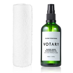 Green VOTARY Super Seed Cleansing Oil - Chia and Parsley Seed bottle